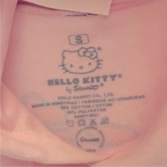 Hello Kitty Sanrio Japan pink hooded sweatshirt sweater small brand new NWT - Picture 6 of 6